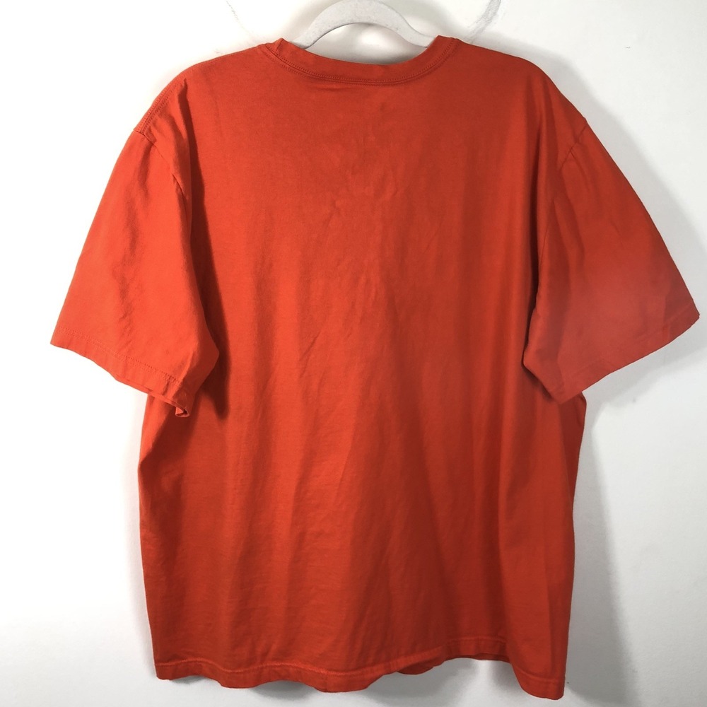 University of Miami Retro "The U" T-Shirt Men's XXL Orange - Picture 8 of 12